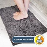 Muddy Mat Absorbent Microfiber Pet Rug - Grey 30"X19