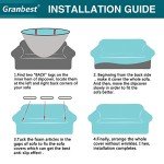 Granbest Soft Stretch Sofa Cover for Pets - Gray