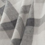 Cozy Grey Tartan Fleece Throw Blanket for Dogs