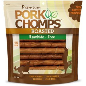 Pork Chomps 6-Inch Roasted Pork Skin Chews
