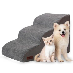 3-Tier Non-Slip Dog Ramp and Stairs