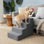 EHEYCIGA 4-Step Dog Stairs for High Beds