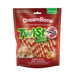 DreamBone Chicken Twist Sticks Chews for Dogs