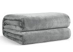 EHEYCIGA Cozy Fleece Blanket for Dogs - Grey