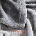 EHEYCIGA Cozy Fleece Blanket for Dogs - Grey