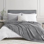 EHEYCIGA Cozy Fleece Blanket for Dogs - Grey