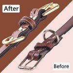 Comfortable Brown Leather Dog Collar for All Breeds