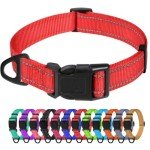 Reflective Adjustable Nylon Dog Collar for Small Dogs