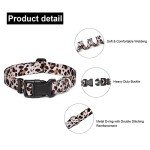 Mercano Adjustable Soft Nylon Dog Collar - Leopard