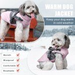 Reflective Waterproof Winter Jacket for Small Dogs