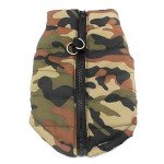 Camo Waterproof Dog Winter Coat with Harness