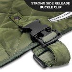 Country Style Green Quilted Dog Coat Jacket