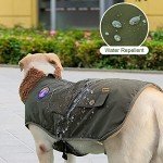 IREENUO Adjustable Waterproof Coat for Large Dogs