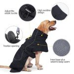 Waterproof Reflective Dog Jacket with Fleece Lining