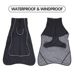 Waterproof Reflective Dog Jacket with Fleece Lining