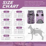 Kuoser Reflective Winter Dog Jacket, XL Purple