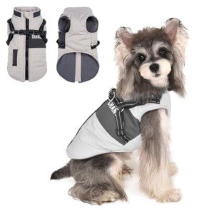 Lairle Winter Dog Coat with Reflective Harness
