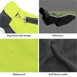 Lightweight Waterproof Dog Coat - Adjustable Rain Jacket