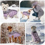 Kuoser Reflective Winter Dog Jacket, XL Purple