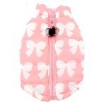 Pink Padded Winter Coat for Small Dogs