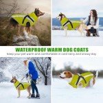 Waterproof Dog Coat with Harness for Winter