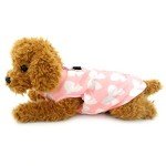 Pink Padded Winter Coat for Small Dogs