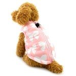Pink Padded Winter Coat for Small Dogs
