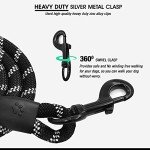 Reflective 5 FT Dog Leash with Comfort Handle