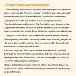 10m Nylon Training Leash for Dogs - Black