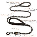 Sweetie Black Rope Dog Leash with Padded Handles
