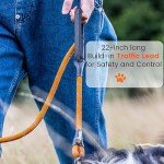 Sweetie Black Rope Dog Leash with Padded Handles