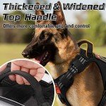 Adjustable No-Pull Tactical Dog Harness for Large Dogs