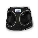 PETBLIS Medium Black Mesh Dog Harness