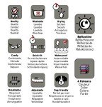 Lightweight Adjustable Dog Harness with Handle - Purple