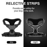Adjustable No-Pull Dog Harness with Reflective Strap