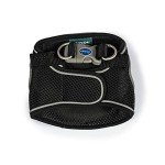 PETBLIS Medium Black Mesh Dog Harness