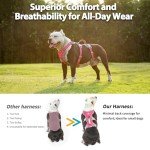 Huntboo Escape Proof Adjustable Dog Harness - Medium