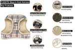 YUDOTE Plaid Step-In Harness and Leash Set