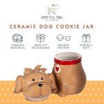Cute Ceramic Dog Cookie Jar for Dog Lovers
