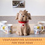 Cute Ceramic Dog Cookie Jar for Dog Lovers