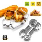 9 Pack Silicone Puppy Paw & Bone Molds