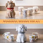 Cute Ceramic Dog Cookie Jar for Dog Lovers