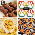 9 Pack Silicone Puppy Paw & Bone Molds