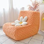 Pink Velvet Armless Sofa Cover for Pets