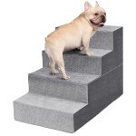 Heeyoo 4-Step Dog Stairs for Small Dogs