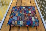 Vintage Patchwork Large Outdoor Dog Bed Cushion