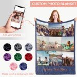 Custom Photo Blanket for Dog Lovers and Families