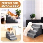 Heeyoo 4-Step Dog Stairs for Small Dogs