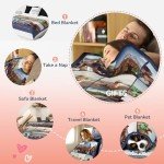 Custom Photo Blanket for Dog Lovers and Families