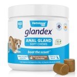 Glandex Peanut Butter Soft Chews for Dogs